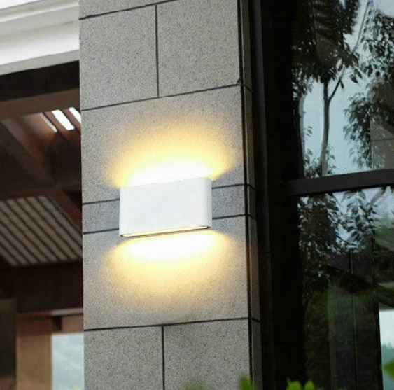 18W LED IP65 Außenbeleuchtung Moderne Wandleuchte Innen Wasserdichte LED Wandleuchte Wohnzimmer Licht quadratische LED-Wandleuchte