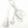 Lampenfassung Kabel E14 US-Stecker Glühbirnenfassung Pendelleuchte 303 Schalter Maßgeschneiderter ABS-PVC-Kupfer-Schalter-Stil Himalaya-Salzlampe