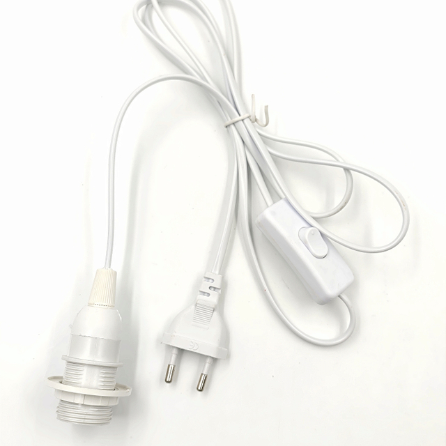 Lampenfassung Kabel E14 US-Stecker Glühbirnenfassung Pendelleuchte 303 Schalter Maßgeschneiderter ABS-PVC-Kupfer-Schalter-Stil Himalaya-Salzlampe