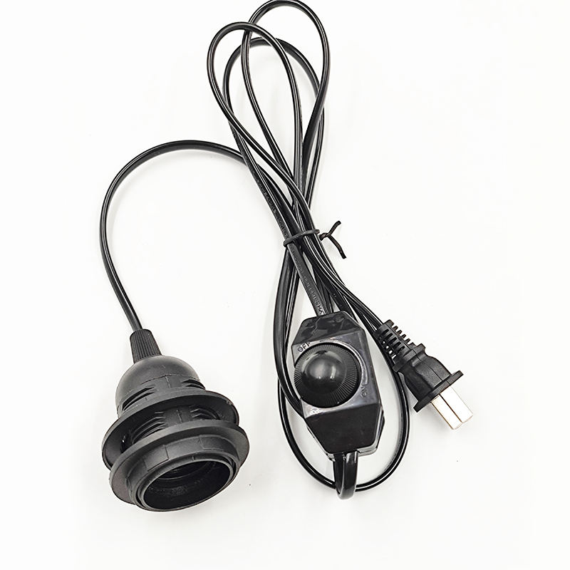 Leitungskabel 303/304/317/301 Dimmer-Netzkabel/Doppelknopfschalter EU-Steckerkabel für LED-Glühbirne/Schreibtischleuchte USA E26 AU