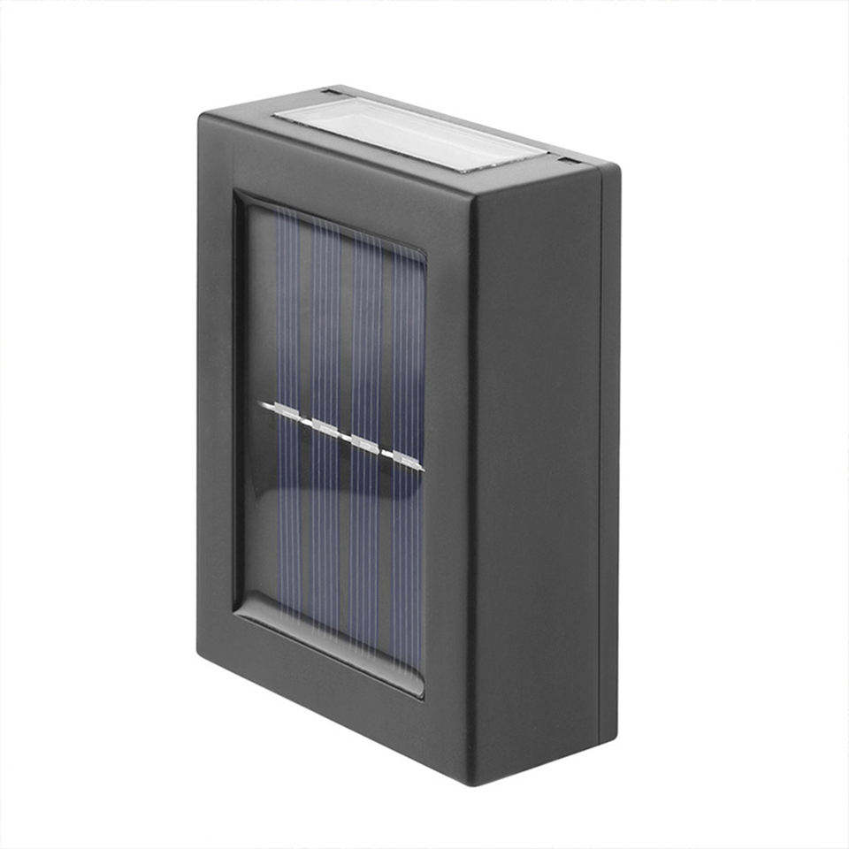 Heißer Verkauf Outdoor Smart Garden Dekorative Hängeleuchte Wasserdicht Oben und Unten Leuchtende Led Solar Wandleuchte