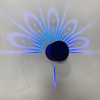 Kreative Pfau Wandleuchten Led Wandleuchte für Schlafzimmer Nachttischlampe Innendekor Wandleuchte Leuchten Luminaria