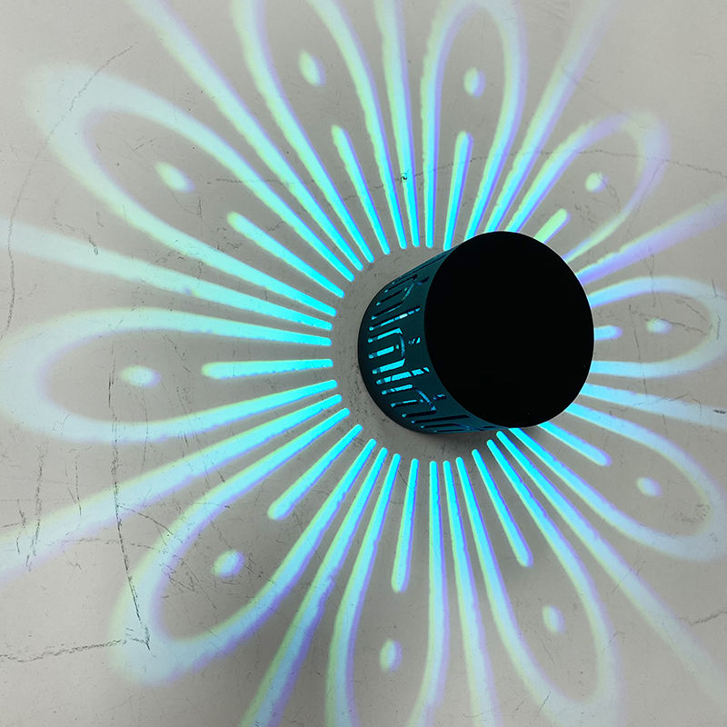 Neue Pfauenlampe Led Wandleuchte RGB Wandlampen Beleuchtung Dekoration Lampe Innenlicht