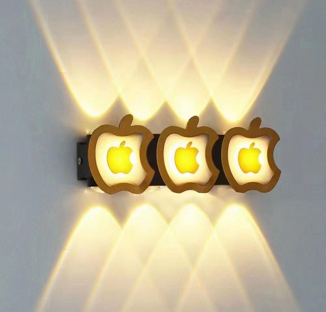 Schwarze LED-Langwandlampe, Wohnzimmer-Hintergrundwand, Schlafzimmer, Nachttisch-Wandlampe, moderne minimalistische Linienlampe