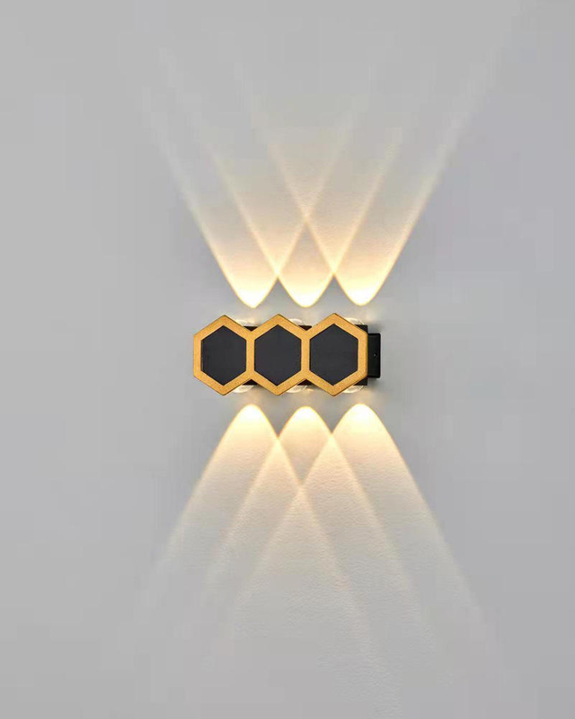 2W 3W 5W 6W 7W 8W moderne minimalistische weiße Quantum-Wabenwandlampe berührungsempfindliche moderne Wandlampe minimalistische Waren