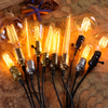E27 Wolfram-Glühbirne, verschiedene Stile, St64, Vintage, Retro, dekorative Glühbirne, 220 V, Seide, 40 W, warmgelbe Glühbirne