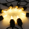 E14 S14 Glühlampe E27 dekorative Lampenkette LED-Birne 110 V 3 V Solar-Edison-Birne Vintage PC Kunststoff A-Filament