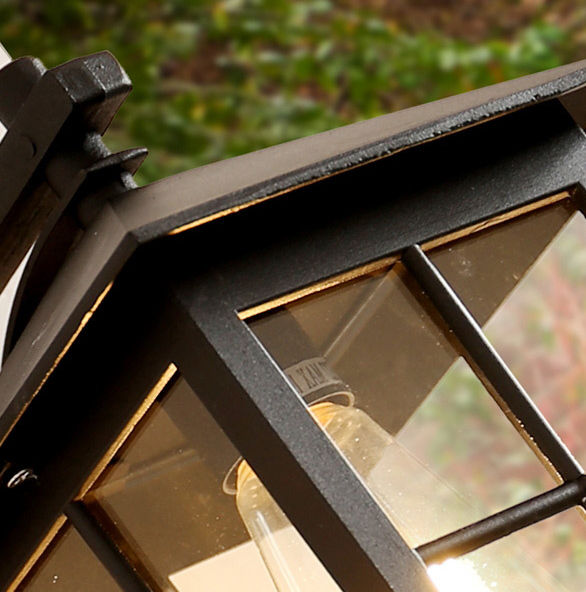 Beliebte Europa Quadratische Säule Lampe Outdoor Retro Wasserdichte Säule Licht Garten Balkon Villa Gemeinschaft Korridor Chapitar Lampen