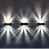 Transparente Oben Und Unten Solar Wand Lampe Im Freien Wasserdichte Haushalt Garten Terrasse Balkon Atmosphäre Dekor Licht