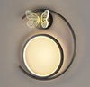 Wandlampe im nordischen Stil, Schmetterlings-Hängelampe, Schmetterlings-Wandleuchte, LED, moderne Schmetterlings-Wandlampe, Dekor, Nachttischlampen für Zuhause, Wohnzimmer, nordische Innenbeleuchtung