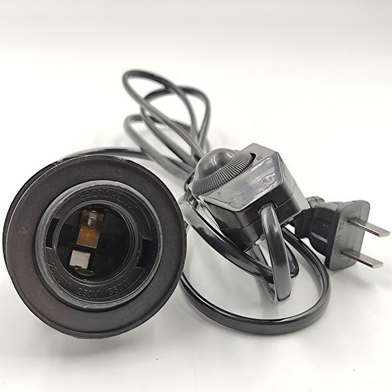 110V 220V 301 Dimmschalter Dimmbarer Schalter E26 E27 Elektrischer Kabelstecker Schalterdraht 0,75 mm 0,5 mm 0,35 mm E26 Lampenfassung