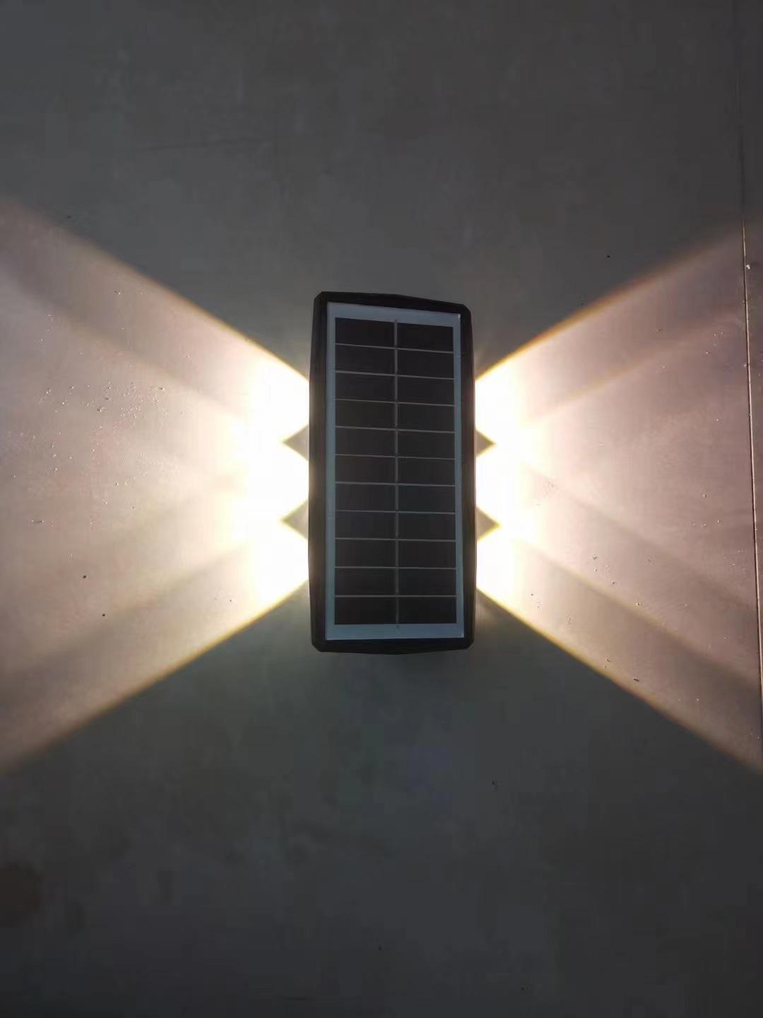 Straßenlaterne, LED-Solarleuchte, im Freien, wasserdichte Solarleuchten für Hof, Straßenlandschaft, Garten, Dekor, Lampe im Freien