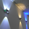 3W halbrunde Wandleuchte, nach oben und unten, Hotel, minimalistische Wandbeleuchtung, Aluminium, neuer Stil, nordische Persönlichkeit, Wandleuchte, einfaches Wohnzimmer, Hintergrund, runde Wandleuchte 