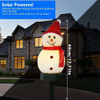 Weihnachten Solar Led-leuchten Schneemann Garten Dekoration Wasserdichte Licht Outdoor Post Lampe Rasen Landschaft Led Solar Beleuchtung 2023