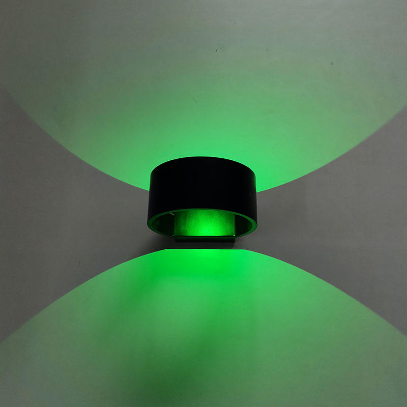 Moderne 3W 7W LED Wandlampe RGB Aluminium Runde LED Up and Down Wandlampe Nachttischlampen Schlafzimmer