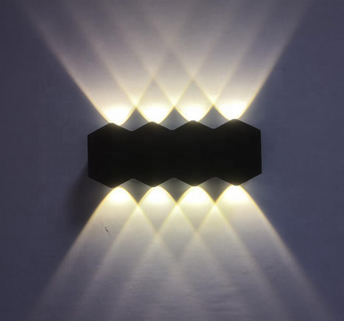 Moderne LED-Wandleuchte nach oben und unten, Beleuchtung, Würfelleuchte, Lampenfassung, Halterung für drinnen und draußen, für Zuhause, Zimmer, Schlafzimmer, Hotel, Beleuchtung, Dekoration