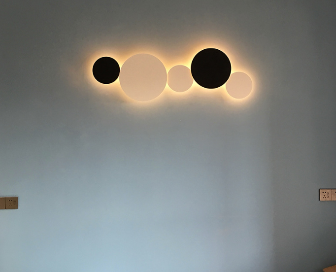 Moderne LED-Licht-runde Form-LED-Wandlampe und hochwertige Nachtlicht-Nachttischlampen für den Innenbereich