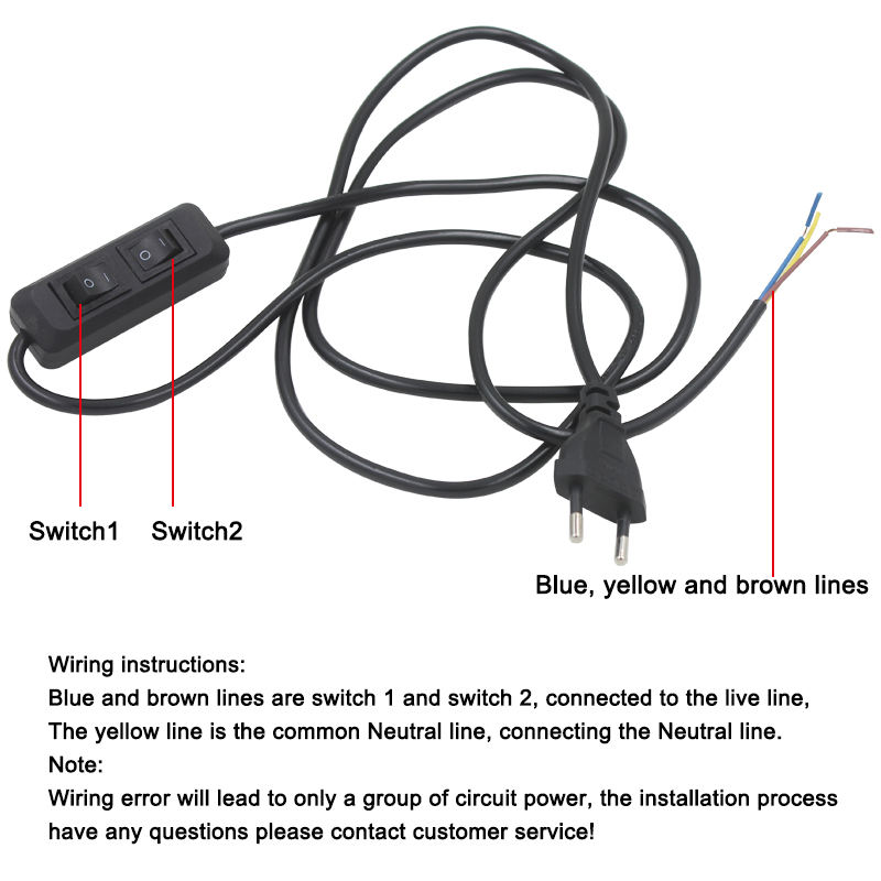 EU US UK E27 Netzkabel Glühbirne Basishalter Verlängerungskabel LED-Lampe Schalter Draht elektrische Steckdose Stecker Konverter 110 V 220 V