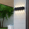 4W 6W 8W 10W Neue schwarze wasserdichte Wandleuchte für den Außenbereich, Auf- und Ab-Lichter, Wandmontage, hergestellt in China, LED-Licht auf und ab