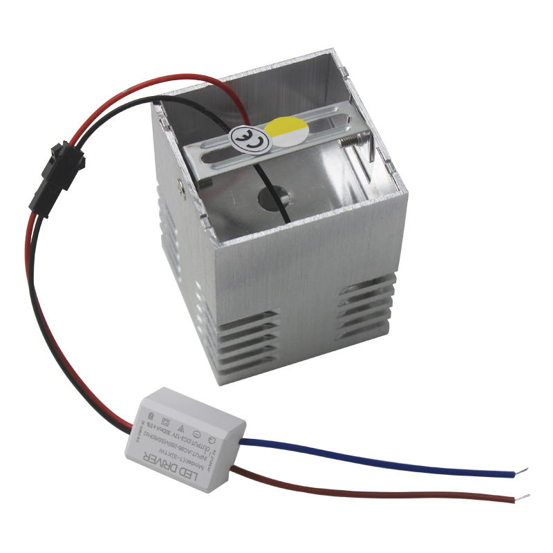 3W LED-Wandleuchte AC85-265V Novelties Leuchtende Wandleuchten mit quadratischem Loch für die Dekoration von Dachbodentreppen