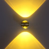 2W 6w Kristall brillantes Design Nachttisch Nachtlicht Wohnzimmer Glas LED Wandleuchte Lampe Home Wandhalterung Lampe Up Down Beleuchtung