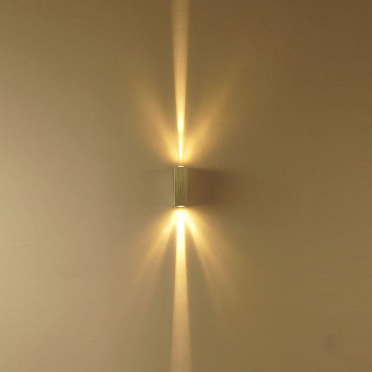 Neue LED-Wandleuchte im Freien, wasserdichte Korridor-Wandbeleuchtung, 6 W, Aluminium-Außenbeleuchtung