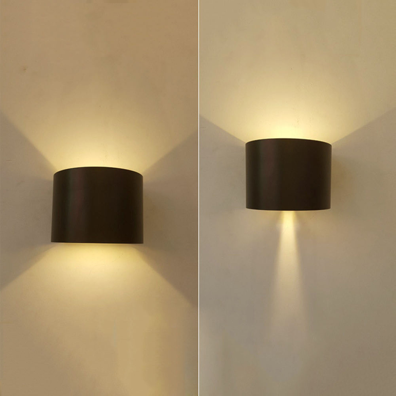 Wasserdichte LED-Wandleuchte im Halbkreis-Design, 6 W, Außenbeleuchtung mit Direktpreis ab Werk, Leuchten, Wandlampen, Lampen, Wandleuchte