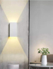 12W LED-Wandleuchte für den Außenbereich, LED-Wandleuchte, IP65, wasserdicht, quadratische Metall-Schottleuchten