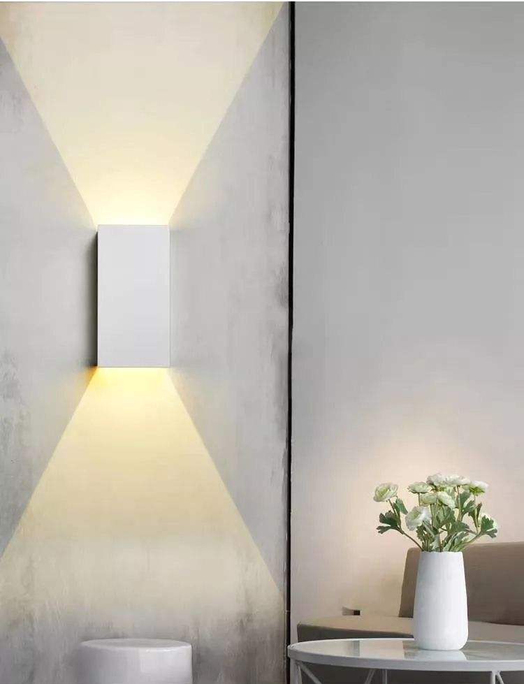 12W LED-Wandleuchte für den Außenbereich, LED-Wandleuchte, IP65, wasserdicht, quadratische Metall-Schottleuchten