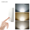 LED-Wandlampe, moderne Heimbeleuchtung, Dekoration, dreifarbige Wandlampe, 2,4 G, Dimmung, Fernbedienung, Aluminium-Lichter