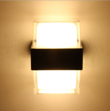 Neue Runde 6W Acryl Wasserdichte Led Wand Lampe Garten Außen Dekoration Haus Tür Beleuchtung Wandleuchte