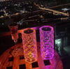Fernbedienung Atmosphäre Rose Kristall Lampe USB Aufladen Wohnzimmer Schlafzimmer Kleine Tischlampe Neue 360 ​​Grad Geburtstagsgeschenk Led Tischlampe