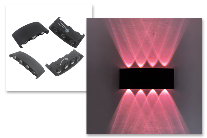 LED-Wandleuchte für den Außenbereich