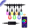 Intelligente Gartenbeleuchtung 15 m RGB-Gartenatmosphäre Beleuchtungskabel Smartphone-Steuerung E27-Stecker Hersteller Direktvertrieb