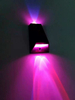 LED Solar Powered Lade Licht Outdoor Up Down Wasserdichte Beleuchtung Wand Lampen Garten Dekoration Deck Zaun Landschaft IP65 ABS