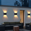 Solar-Außengartenlampe, Heimwandlampe, Dekoration, Layout, Wand, neue nach oben und unten leuchtende Wandlampe