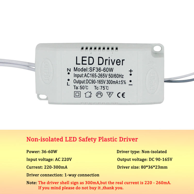 8–120 W LED-Treiber-Netzteil für AC220 V, nicht isolierter Transformator. LED-Treiber hat hohe Leistung und gute Qualität.