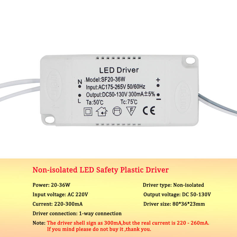 8–120 W LED-Treiber-Netzteil für AC220 V, nicht isolierter Transformator. LED-Treiber hat hohe Leistung und gute Qualität.