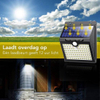 Solar-Außenlampe mit Bewegungsmelder – 97 LEDs – weißes Licht – Gartenbeleuchtung mit Solarenergie – IP65 wasserdicht