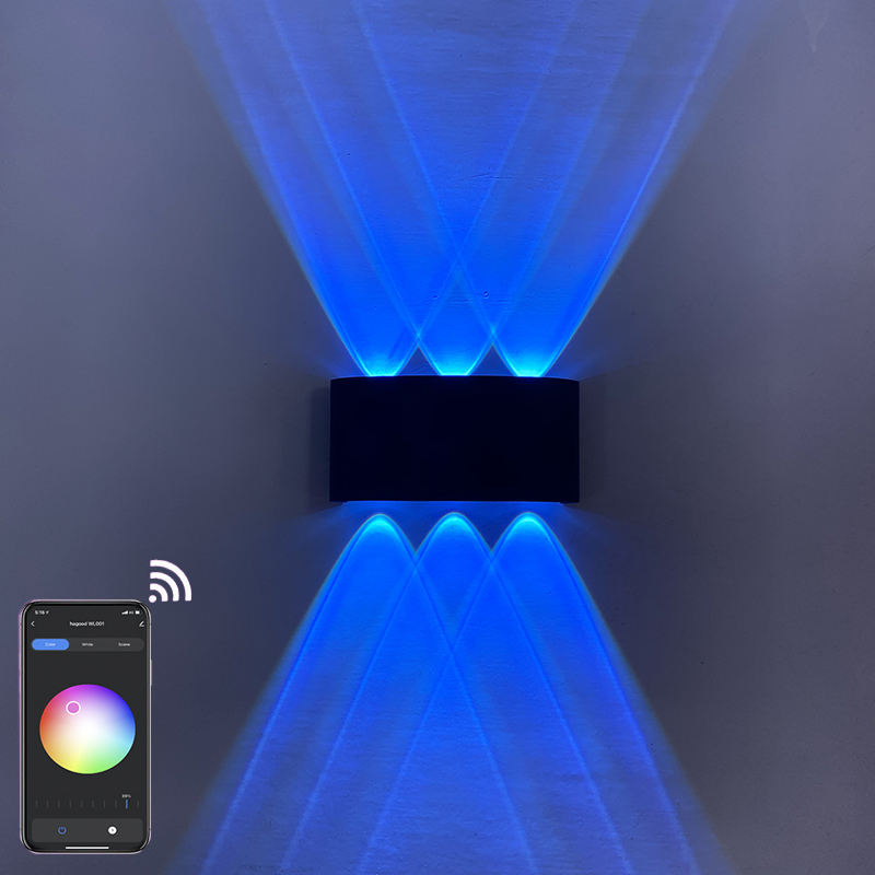 Outdoor LED Wandspot 10W Landschap Beleuchtung 220V Rot Grün Blau RGB Wandlampe IP65 Wasserdicht Außenbeleuchtung