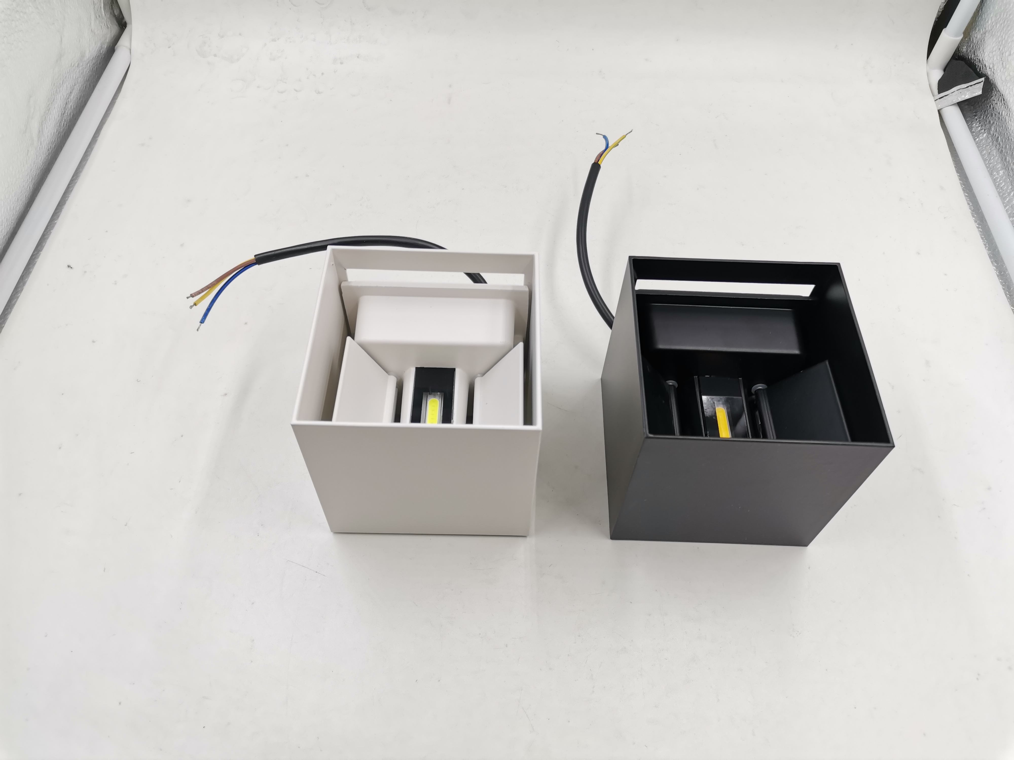 Würfel-Bewegungssensor, hochwertige LED-Wandleuchte, verstellbar, für den Außenbereich, IP65, wasserdicht, für Innen- und Wohnzimmer