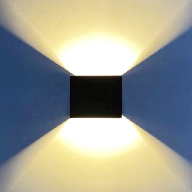 LED-Wandleuchte, rechteckig, für Schlafzimmer, Nachttisch, Wandleuchte, Treppenleuchte, Spiegelleuchte, Innenleuchte, Wohnzimmer-Dekoration