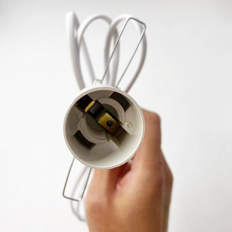 E14 301 Dimmerschalter, 1,8 m Kabel, 1,5 m Kabel, 2 m Kabel, US/EU-Stecker. Licht 301 Dimmerschalter, E14 Feder-Lampensteckerschalter mit nacktem Körper