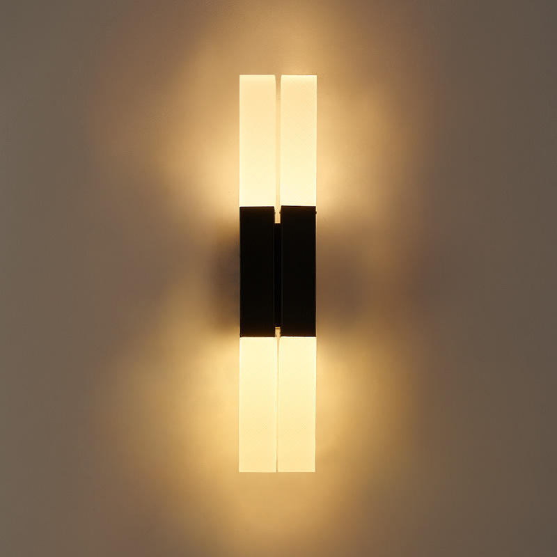 Nordic Moderne 8W Wand Lampe Wasserdicht Ip65 Led Aluminium Outdoor up Down Wand Licht für Garten Hotel Leuchtenden weißen Körper Glas