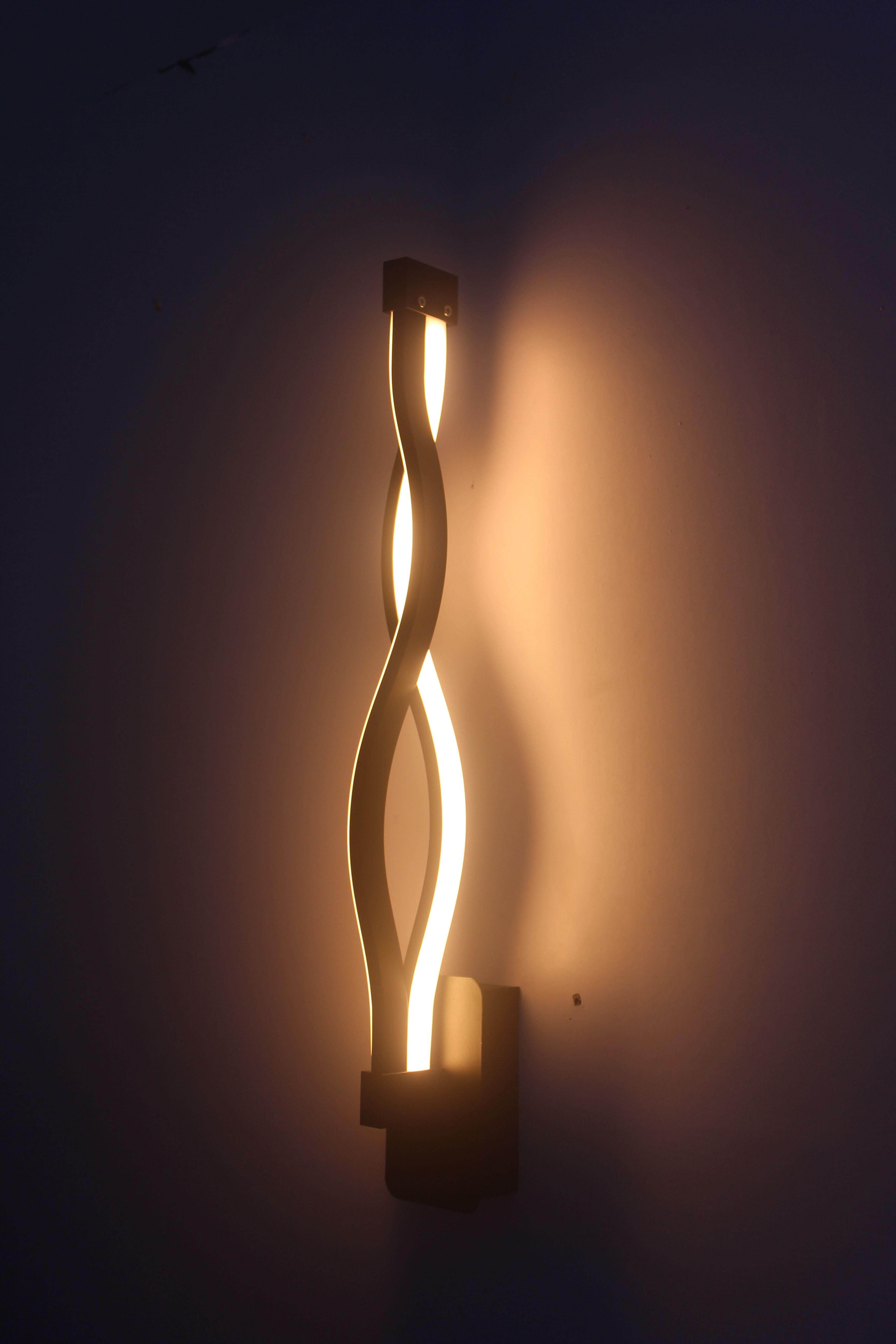 Langwellige Wandleuchte, LED, 16 W, Aluminium, Nachttischbeleuchtung für den Innenbereich von Hotel-Treppengängen