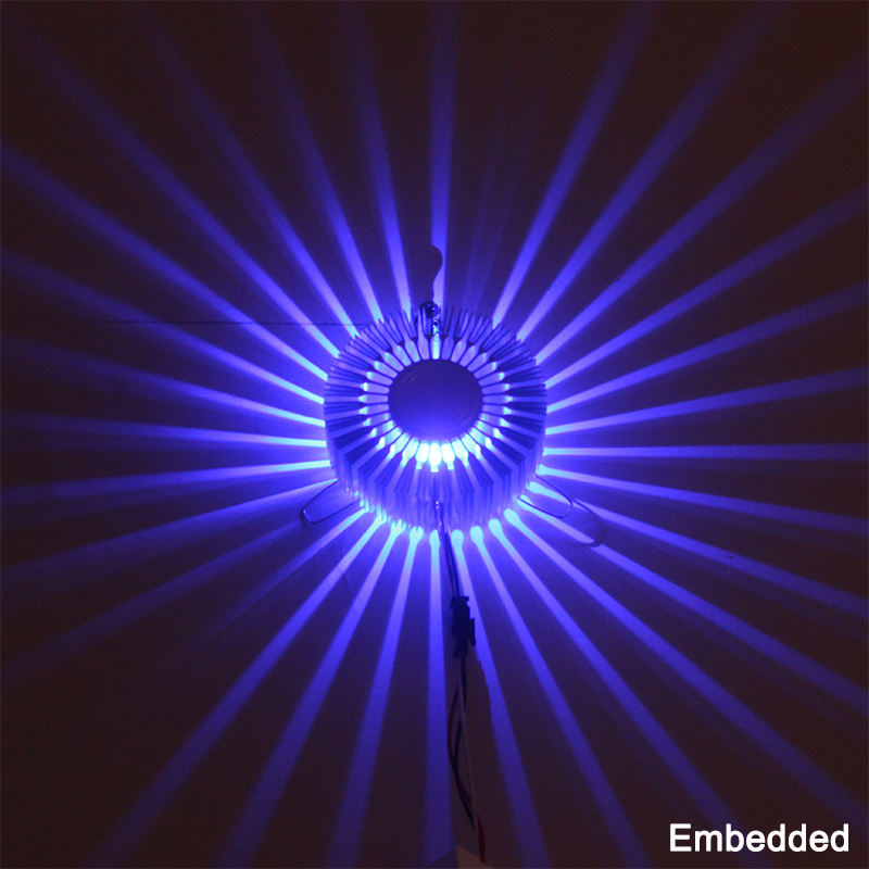 Super schöne Sonnenblume 3W RGB AC 220V KTV Decke LED Wandleuchte Schlafzimmer Nachttisch Treppenlicht Wohnzimmer Dekoration Badezimmer 