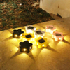 Blumen-Solarlampe, Solarlampe, Blumenform, spezielle Solarlampe, Solar-Wandleuchten, Solar-Wandleuchten für den Außenbereich, Solarleuchten für Wände, Solarlampe, Solar-Außenleuchter