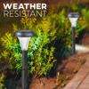 LED-Solarleuchte Solar-Gartenleuchte Solar-Wegelampe Heiße verkaufende billige kleine Kunststoff-Außengarten-Weg-Yard-Säulenleuchte 