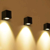 5W quadratische wasserdichte Wandleuchte mit einem Kopf, einzigartige Nachtlampe, wasserdichte IP65-Wandleuchte für die Garten- und Hofdekoration