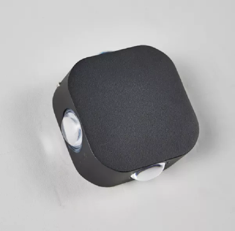 Wasserdichte IP65 4W LED-Wandleuchte für den Außenbereich, Aluminium-Wandleuchte, Garten-LED-Wandleuchte